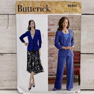 ⭐️5 for $28⭐️ NEW Butterick B6860 Women’s Sewing Patterns UNCUT